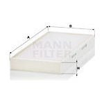 Filtr, vzduch v interiéru MANN-FILTER CU 36 003 – Hledejceny.cz