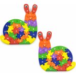 Viga puzzle Šnek s abecedou – Zboží Dáma