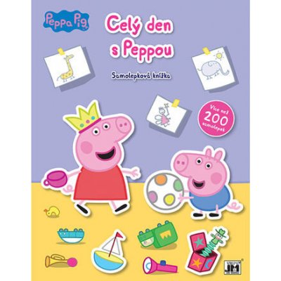 Celý den s Peppou Samolepková knížka – Zboží Dáma