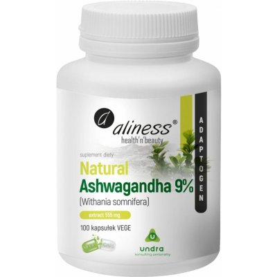 Aliness Přírodní Ashwagandha 555 mg 100 kapslí – Hledejceny.cz
