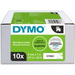 Dymo 40913 černý tisk/bílý podklad, 7m, 9mm – HobbyKompas.cz