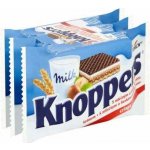 Knoppers Oplatky s mléčným a lískooříškovým krémem 3 x 25 g – Zboží Dáma