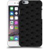 Pouzdro a kryt na mobilní telefon Apple Pouzdro Picasee silikonové Apple iPhone 6/6S - Separ - Black On Black 1 černé