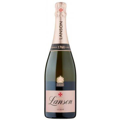 Champagne Lanson Le Rose 12,5% 0,75 l (holá láhev) – Zboží Mobilmania