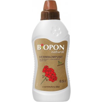 Bopon Natural Vermikompost na muškáty a balkonové rostliny 500 ml