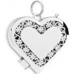 Šperky U Stříbrný otevírací medajlonek srdce NB 4324