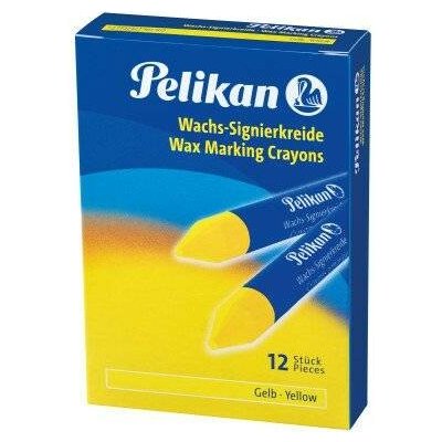 Pelikan Voskové pastelky 12ks žlutá – Hledejceny.cz