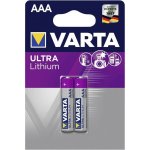 Varta Ultra Lithium 2ks AAA 6103301402 – Zboží Mobilmania