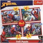 TREFL Hrdinný Spiderman 4v1 35,48,54,70 dílků – Zboží Dáma