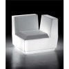 Taburet EURO 3 PLAST Svítící sedačka BIG CUT - rohový díl - 8281, , Barva sedáku Bílá, Varianta Indoor (vnitřní prostředí)