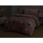 XPOSE Mikroplyš povlečení LOVE Exclusive svítící efekt 70x90 140x200 – Hledejceny.cz