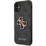 Pouzdro Guess PU 4G Metal Logo iPhone 11 šedé – Sleviste.cz