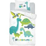 Detexpol povlečení Dinosaurus green 100 x 135 , 40 x 60 cm – Zboží Mobilmania