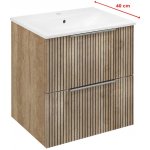 SAPHO CIRASA umyvadlová skříňka 48x54x39cm, dub alabama strip CR492-2322 – Hledejceny.cz