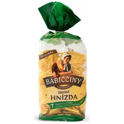 Babiččiny Těstoviny široká hnízda 250 g – Zboží Mobilmania