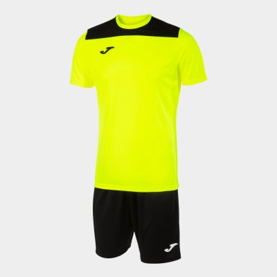 Joma Phoenix II sada fotbalových dresů a trenek 15 ks žlutá reflex/černá