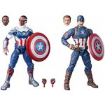Hasbro Marvel Legends akční 2-balení Captain America Sam Wilson a Steve Rogers – Zbozi.Blesk.cz