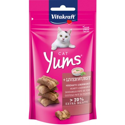 Vitakraft Cat Yums pamlsky pro kočky Jitrnice 6 x 40 g – Zbozi.Blesk.cz