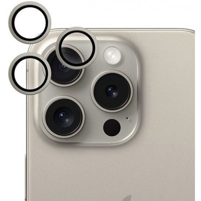 EPICO hliníkové na čočky fotoaparátu pro iPhone 15 Pro / 15 Pro Max 81312152000001