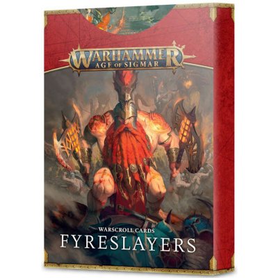 GW Warhammer Age of Sigmar Warscroll Cards Fyreslayers – Zboží Živě