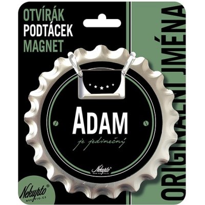Nekupto Otvírák na pivo, podtácek se jménem - Adam – Hledejceny.cz