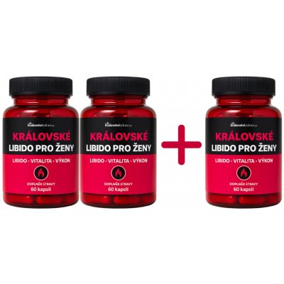 Kralovstvizdravi.cz Královské Libido pro ženy Maca 600 mg + Ženšen 100 mg 3 x 60 kapslí – Hledejceny.cz