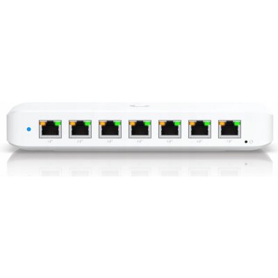 Ubiquiti Switch L2 UniFi USW-Ultra, 8-Port Gigabit, 7x PoE+-out, 1x PoE++ in, PoE budget 42W, bez AC adaptéru – Zboží Živě