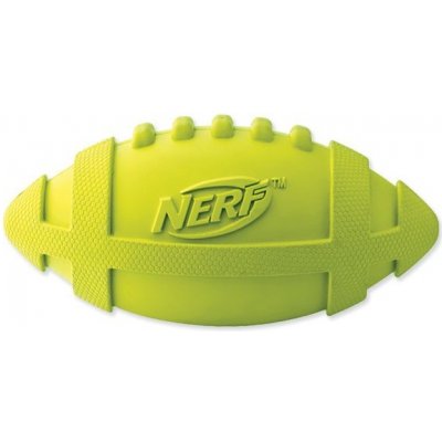 Nerf gumový rugby míč pískací 17,5 cm