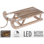 Koopman Vánoční dekorace sáně s LED osvětlením, 50 x 24 x 16,5 cm – Hledejceny.cz