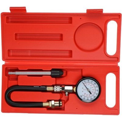 Sada pro testování komprese benzínových motorů MECHANIC ENGINE TESTER 3, 0-20bar, 3ks SIXTOL