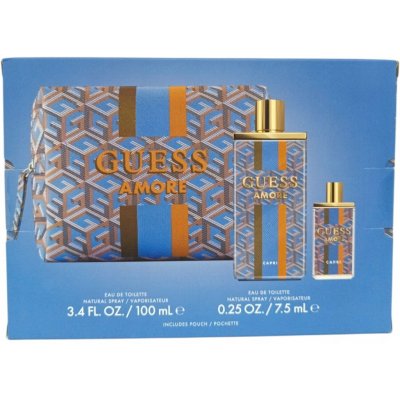 Guess Amore Capri EDT 100 ml + EDT 7,5 ml + kosmetická taška – Hledejceny.cz