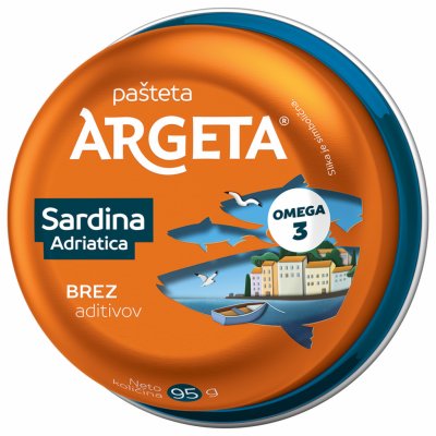 Argeta sardinková paštika 95g