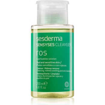 Sesderma Sensyses Cleanser Ros odličovač make-upu pro dehydratovanou a poškozenou pokožku (Nanotech) 200 ml