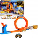 Hot Wheels monster trucks dráha se smyčkou a bigfootem JBX64 – Zboží Mobilmania