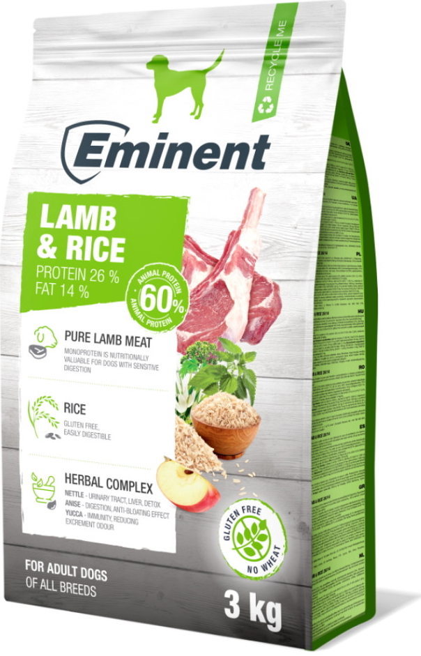 Eminent Lamb & Rice High Premium 15 kg