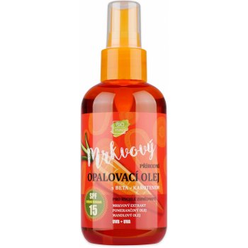 Vivaco 100% přírodní mrkvový opalovací olej SPF15 150 ml