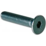 Šroub metrický M 3 x 20 mm, se zapuštěnou hlavou a vnitřním šestihranem, DIN 7991, ocel 10.9, zinek bílý, (100ks) – Zbozi.Blesk.cz