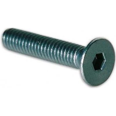 Šroub metrický M 3 x 20 mm, se zapuštěnou hlavou a vnitřním šestihranem, DIN 7991, ocel 10.9, zinek bílý, (100ks) – Zbozi.Blesk.cz