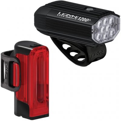 Lezyne Lite Drive 1200+ Strip Drive Pro 400+ set černé