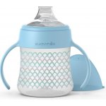 Suavinex kojenecká láhev Memories první s oušky modré vlnky 150ml – Zboží Dáma
