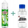 Příchuť pro míchání e-liquidu Vapemix Jacks Premix Green Apple Shake and Vape 6 ml + Základní báze Mašinka (50PG/50VG) 100 ml