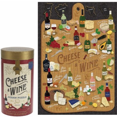RIDLEY'S GAMES Sýry a víno 500 dílků – Sleviste.cz