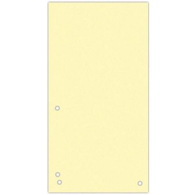 DONAU žlutý, papírový, 1/3 A4, 235 x 105 mm - balení 100 ks