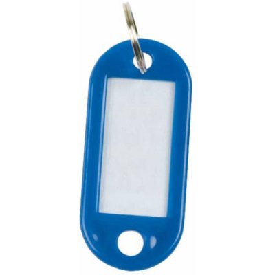 Přívěsek na klíče Q Connect Visačka ke klíčům plastová modrá 133787