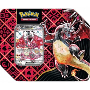 Pokémon TCG Paldean Fates Premium Tin Tera Charizard ex