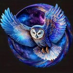 Norimpex diamantové malování Noční sova 30 x 40 cm – Sleviste.cz