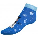 Bellatex ponožky nízké Vánoce modrá bílá – Sleviste.cz