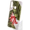 Pouzdro a kryt na mobilní telefon Samsung 1Mcz Floral TPU Fuchsie v tropech Samsung Galaxy A20s bílé