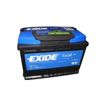 Exide Excell 12V 74Ah 680A EB741