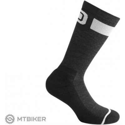 Dotout Dots ponožky melange dark grey/black